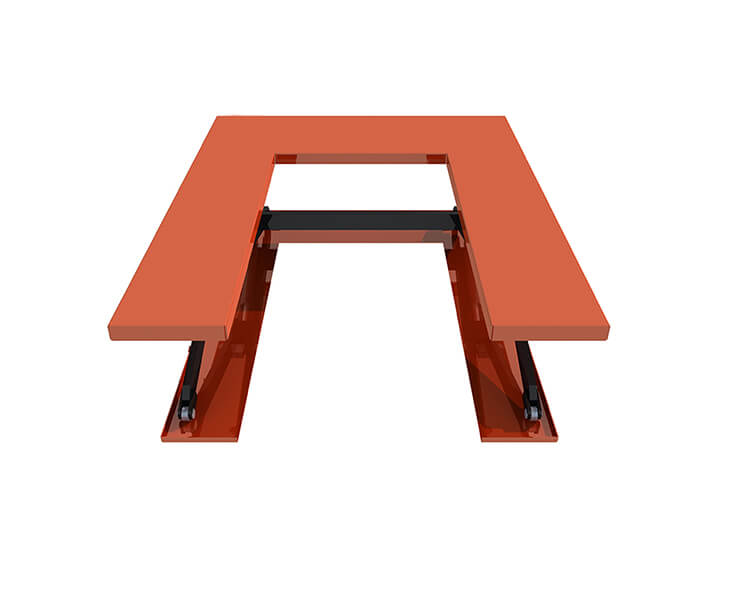 U Type Low Profile Electric Hydraulic Scissor Lift Table